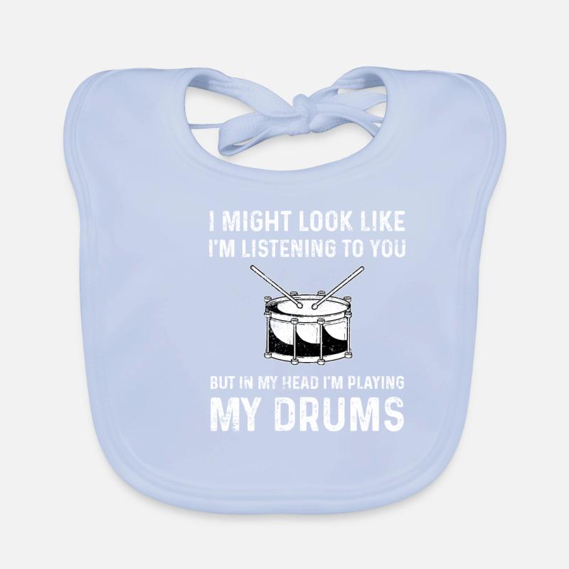 drummer Organic Baby Bibs