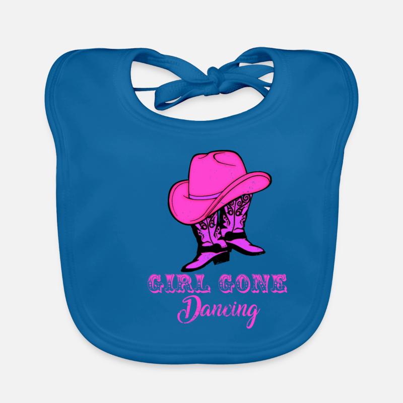 Linedance, Line dancing Boots Baby Bio-Lätzchen