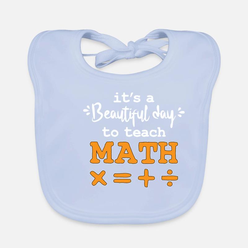 professeur de mathématiques Bavoir bio Bébé