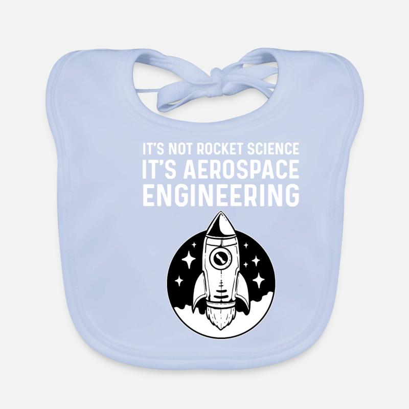 Aerospace Engineering Organic Baby Bibs
