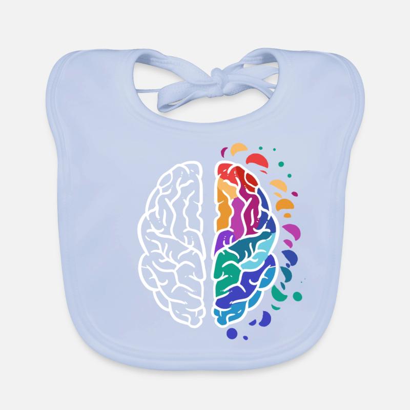 brain Organic Baby Bibs