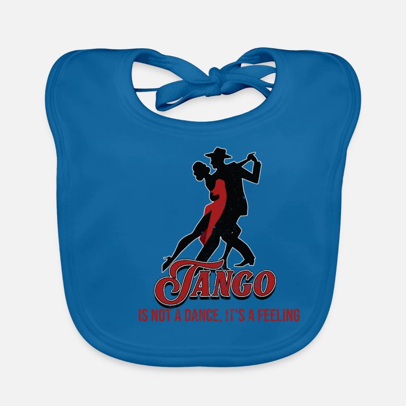 Tango, tango dancers Organic Baby Bibs