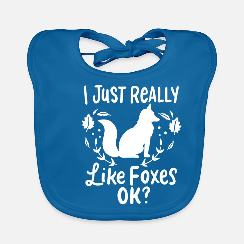 Fox foxes Organic Baby Bibs
