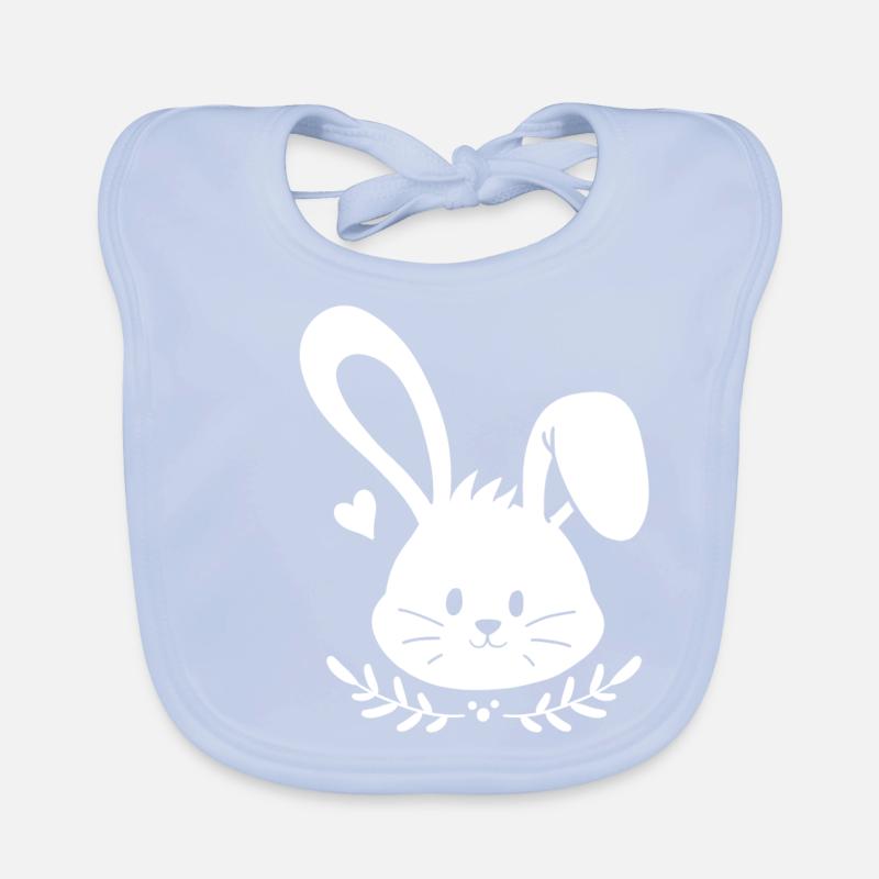 Easter Bunny Organic Baby Bibs