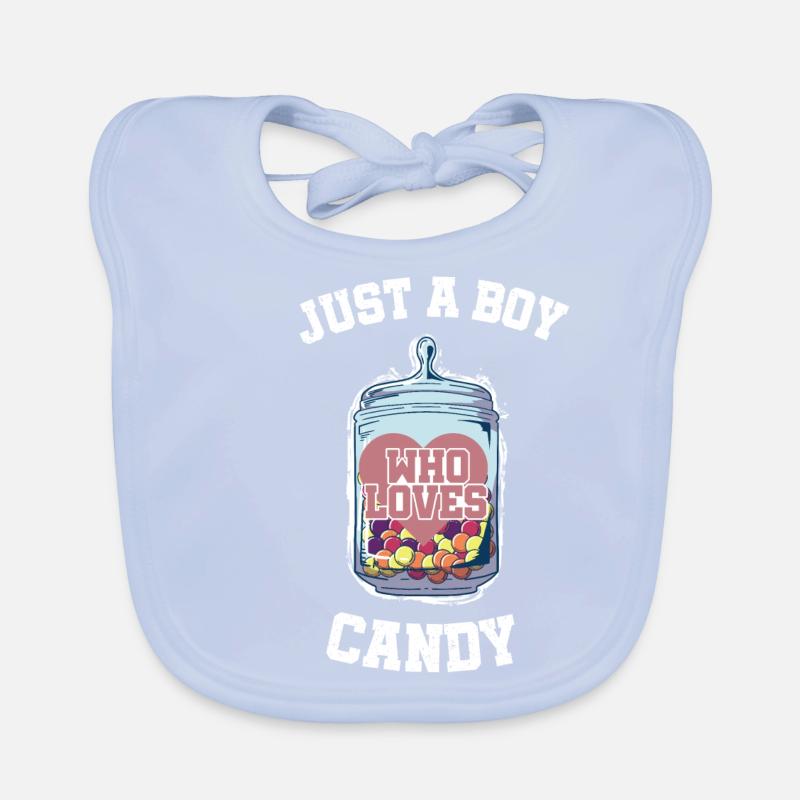 Halloween Süßigkeiten Süßes oder Saures Baby Bio-Lätzchen