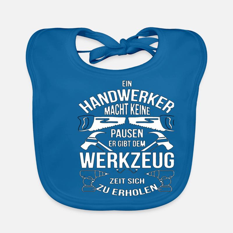 Handwerker Heimwerker Handwerk Handwerker Baby Bio-Lätzchen