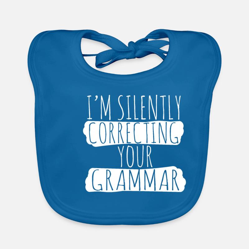 Professeur d'anglais grammaire Bavoir bio Bébé
