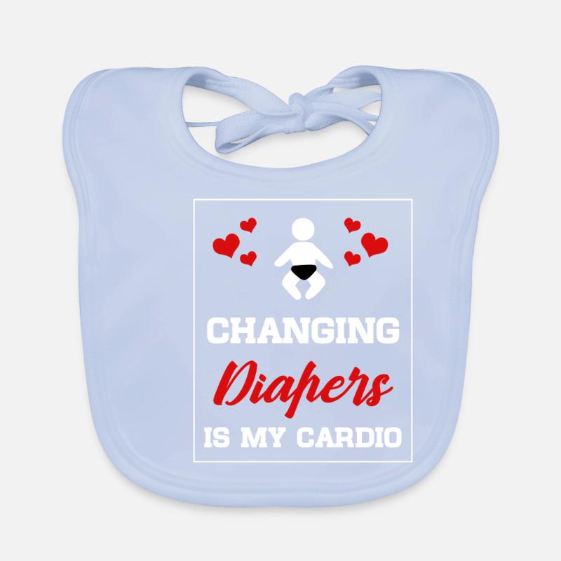 Changing diapers Organic Baby Bibs