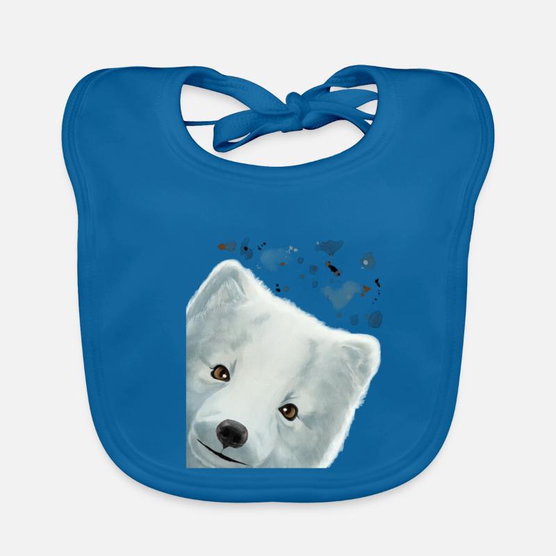 Curious Arctic Fox Organic Baby Bibs