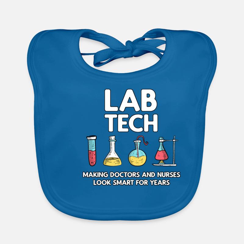 Lab Tech Labor Laborant Baby Bio-Lätzchen