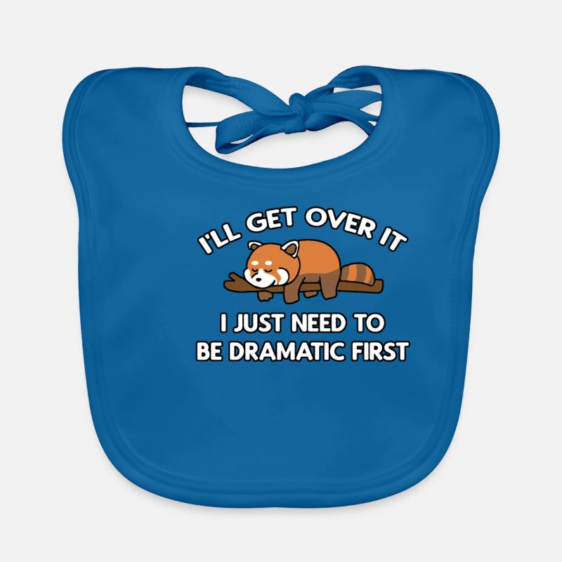 I'll Get Over It Red Panda Organic Baby Bibs