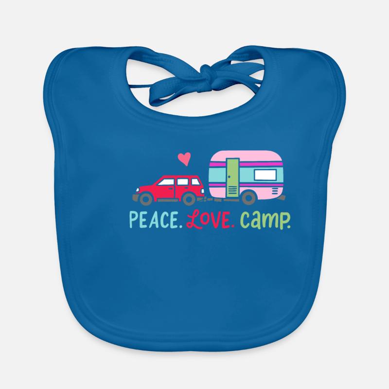 Camping Camper Camper Bavoir bio Bébé