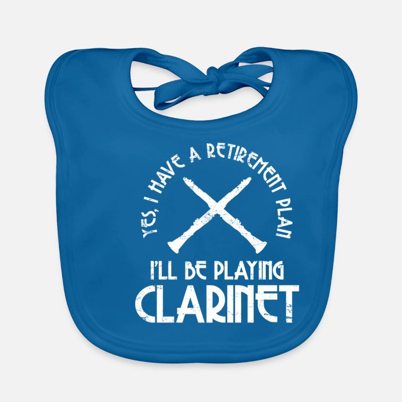 Clarinette clarinette clarinette Bavoir bio Bébé