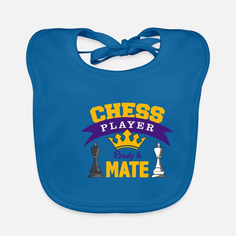 Échecs, jeu d'échecs, jeu d'échecs Bavoir bio Bébé