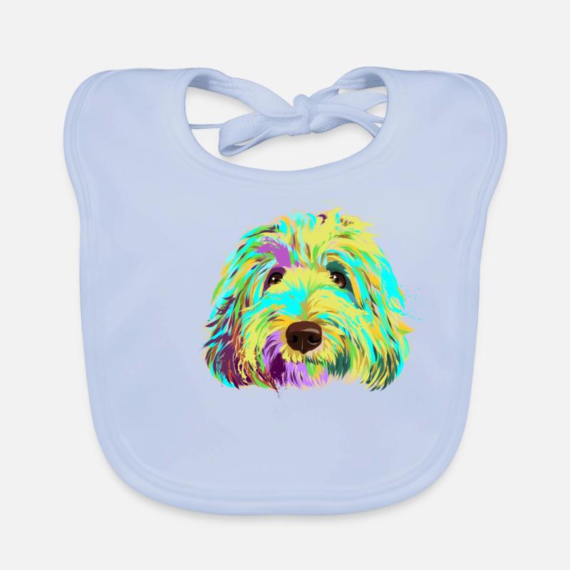 Labradoodle chien Bavoir bio Bébé