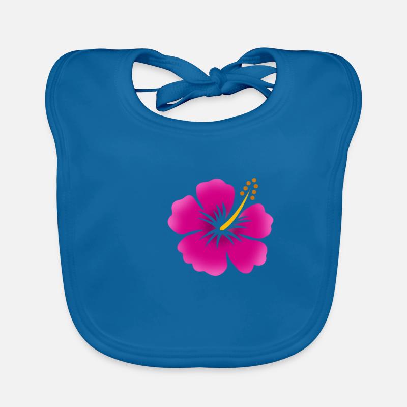 Fleur d’Hibiscus Bavoir bio Bébé