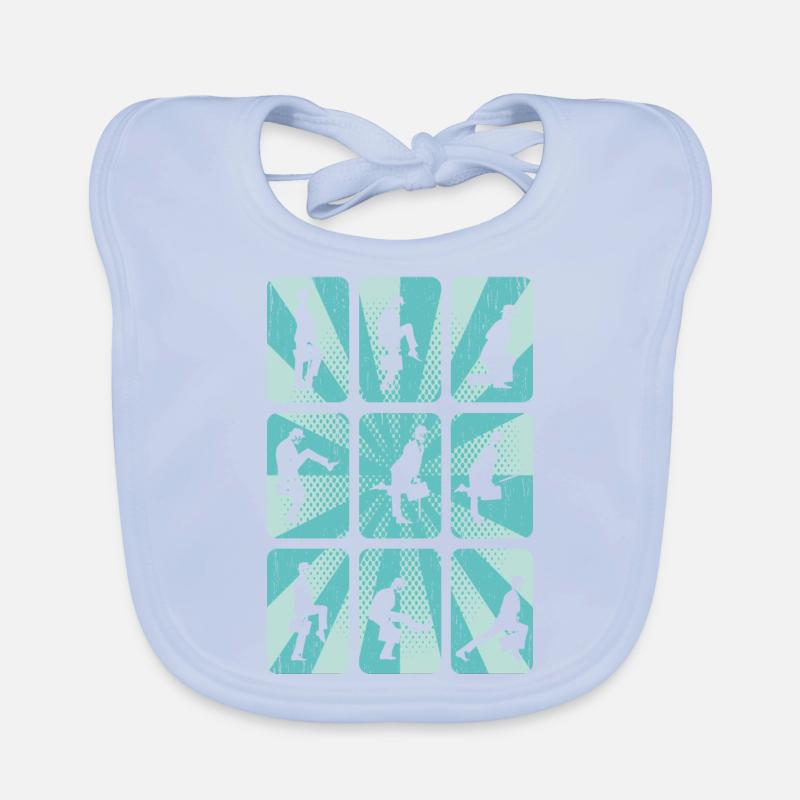 Graphic Graphic Organic Baby Bibs