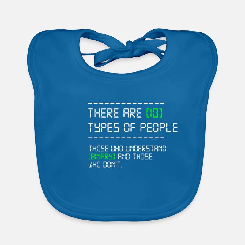 10 Types Of People Programmer Coder Developer Gift Organic Baby Bibs