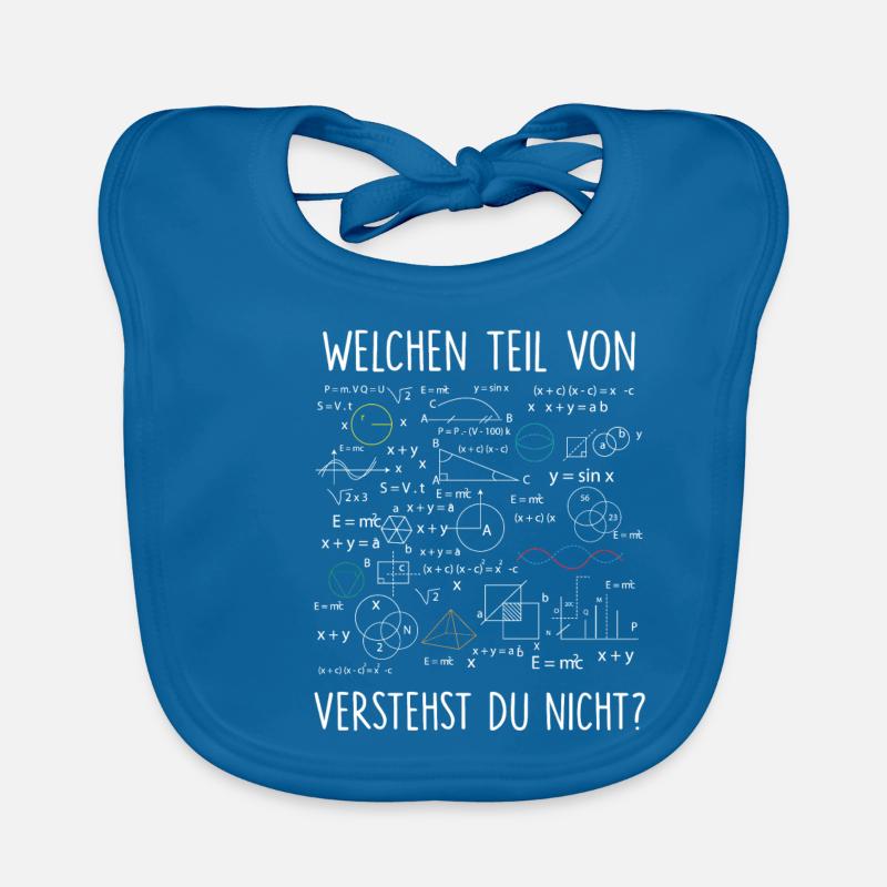 Mathematik Welchen Teil von Mathe verstehst du Baby Bio-Lätzchen