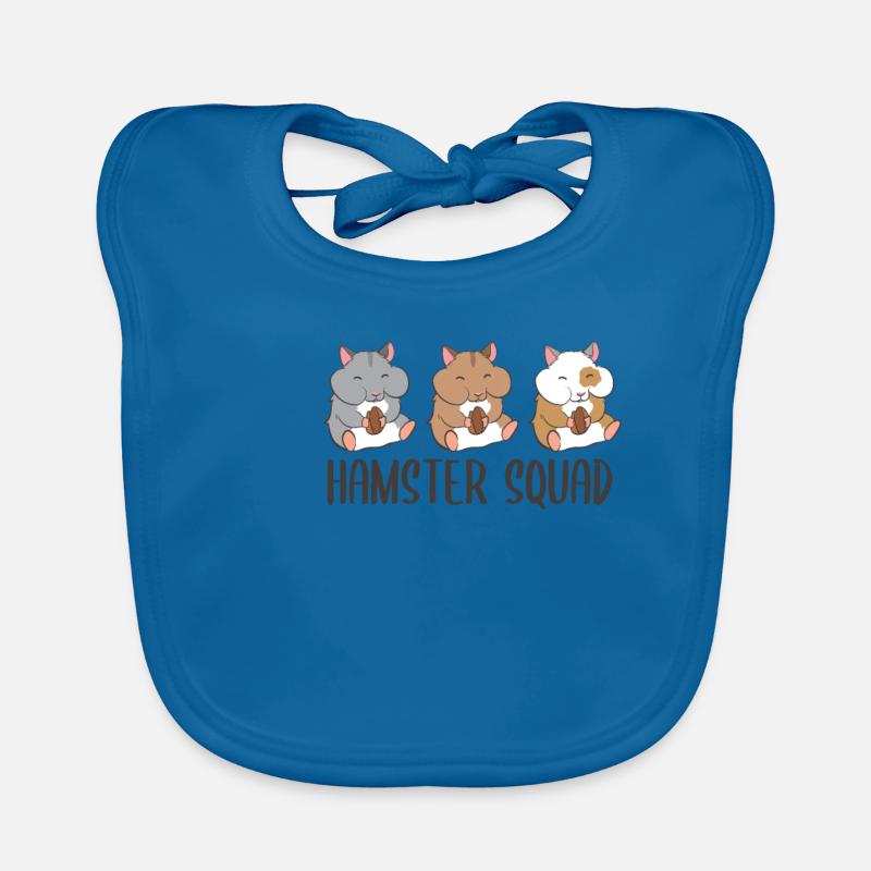 Hamster Squad Équipe de hamster drôle Bavoir bio Bébé