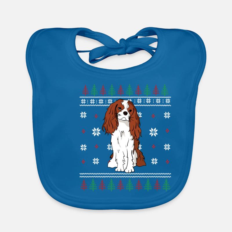 Cavalier King Charles Spaniel Organic Baby Bibs