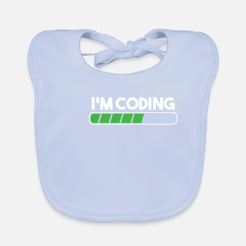 Coding Coder Programming Programmer Developer Gift Organic Baby Bibs