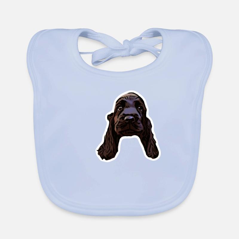 Cocker spaniel chiot mignon chien Bavoir bio Bébé