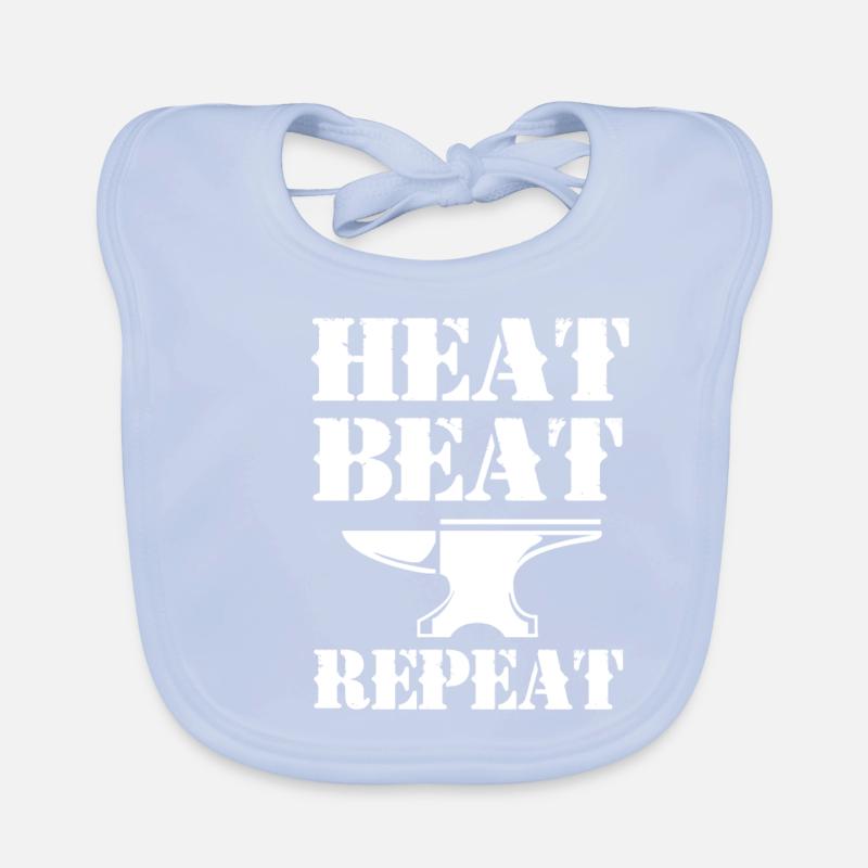 Blacksmith Anvil Organic Baby Bibs