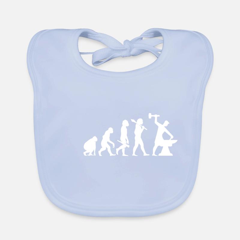 Anvil blacksmithing Organic Baby Bibs