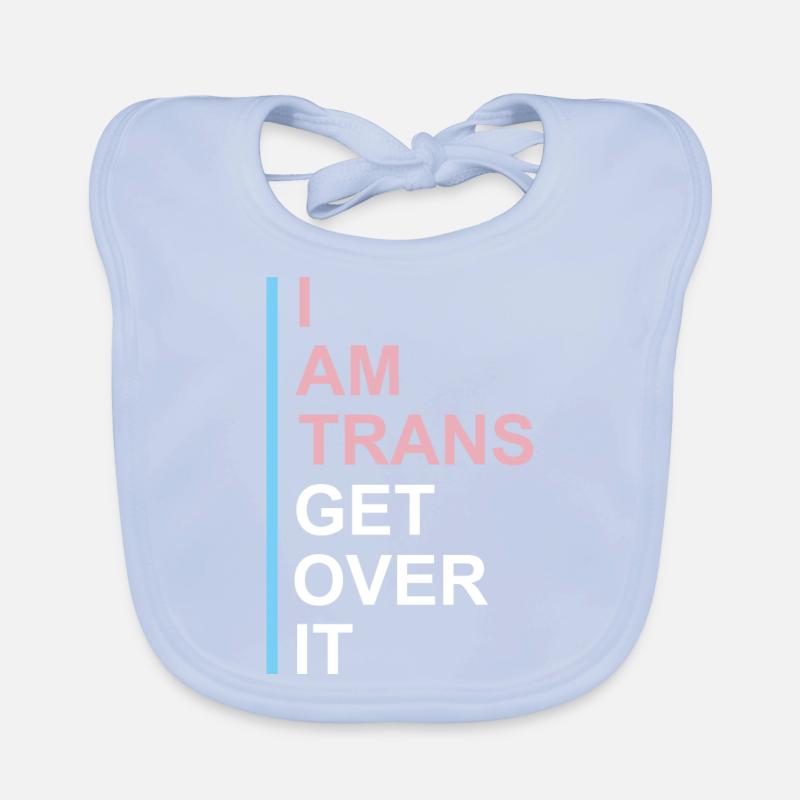 Lustiges Transgender Geschenk Baby Bio-Lätzchen