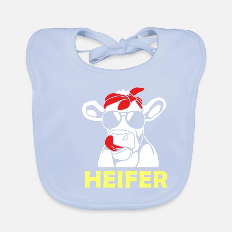 Vache Bavoir bio Bébé