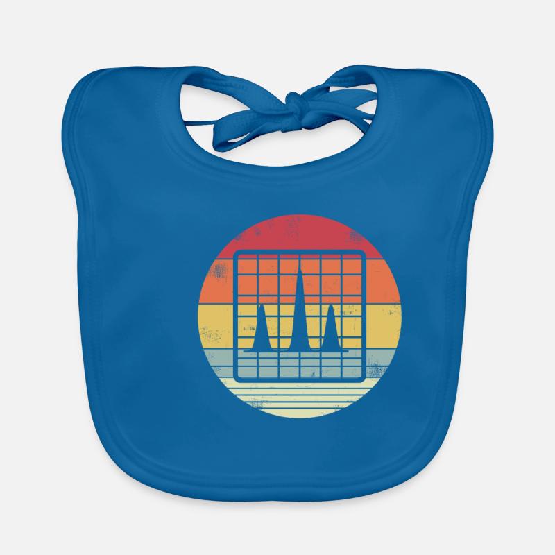 High performance liquid chromatography retro HPLC Organic Baby Bibs