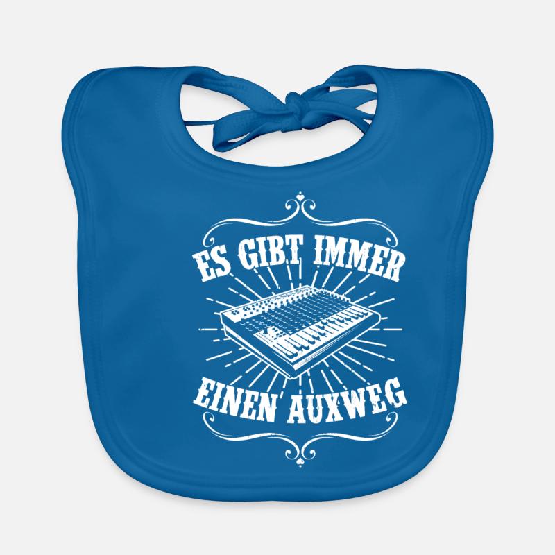 THERE IS ALWAYS AN AUXWEG sound engineer Organic Baby Bibs