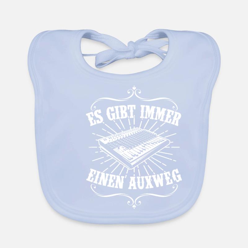 THERE IS ALWAYS AN AUXWEG sound engineer Organic Baby Bibs