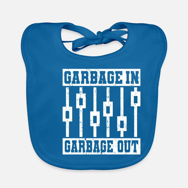 GARBAGE IN GARBAGE OUT TECHNICIENS DU SON Bavoir bio Bébé