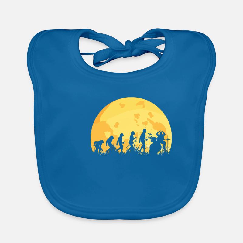 Evolution Drummer Batteur Bavoir bio Bébé