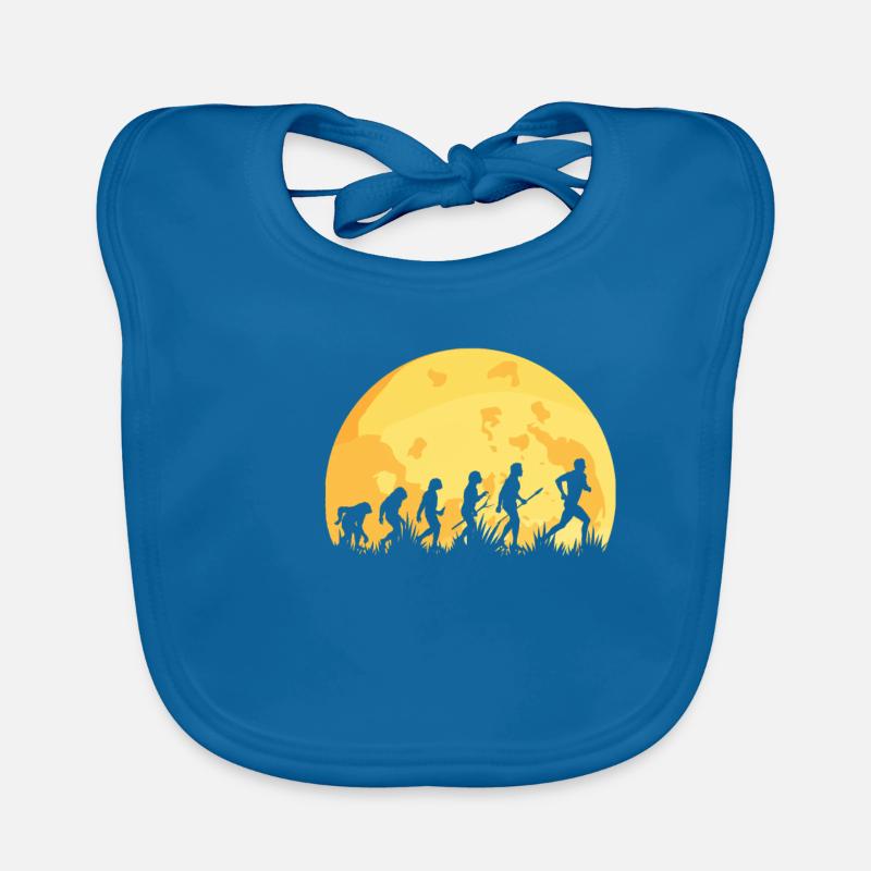Evolution Running Runners Marathon Jogging Jogger Organic Baby Bibs