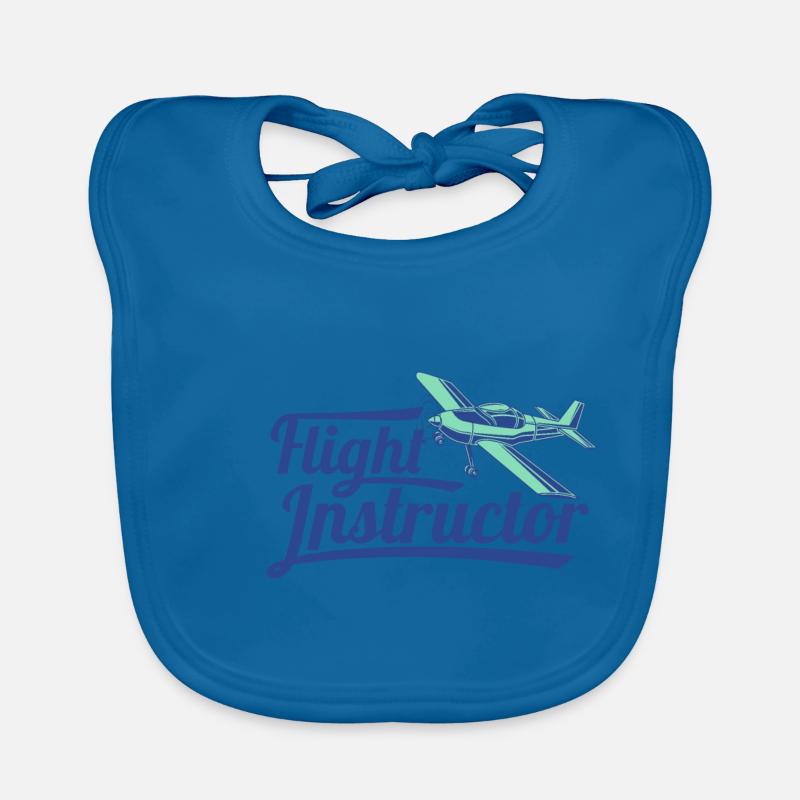 Motor Flight Instructor Flight Instructor Pilot Instructor Flight Organic Baby Bibs