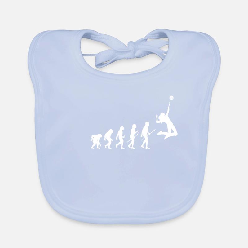 Evolution Volleyball joueuse de volley-ball Bavoir bio Bébé