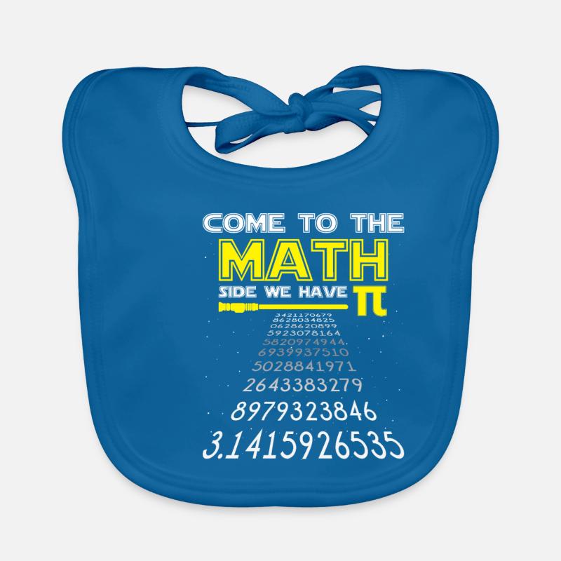 Mathe Come to Math Side Pi Mathematiker Geschenk Baby Bio-Lätzchen