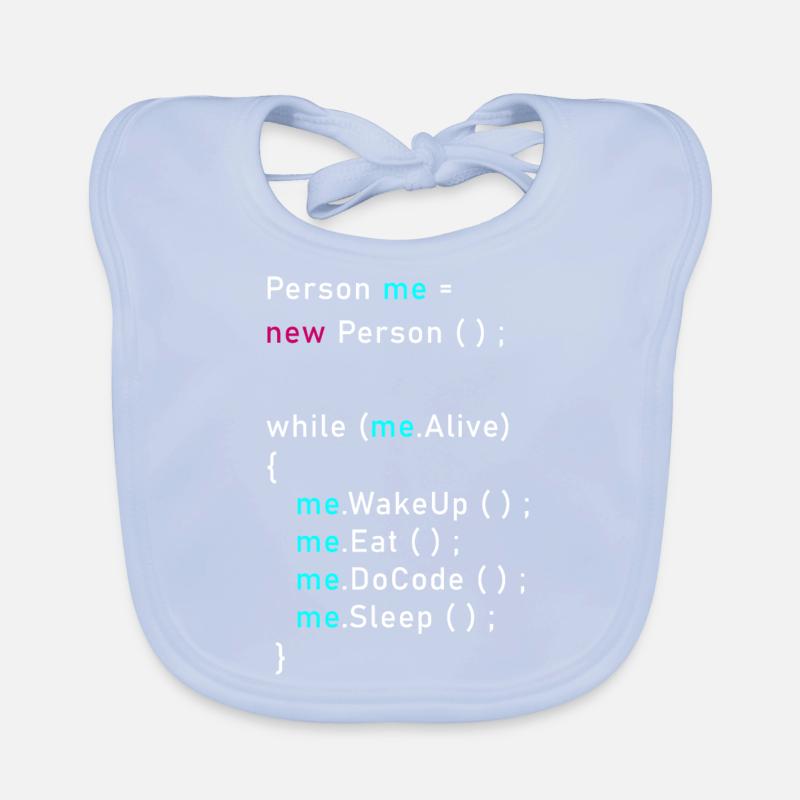 Person me = new Person (); Programmieren Code Java Baby Bio-Lätzchen