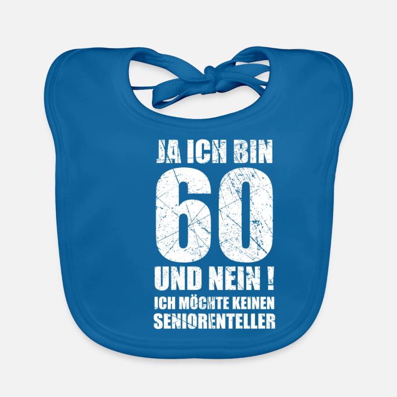 60. Geburtstag Baby Bio-Lätzchen