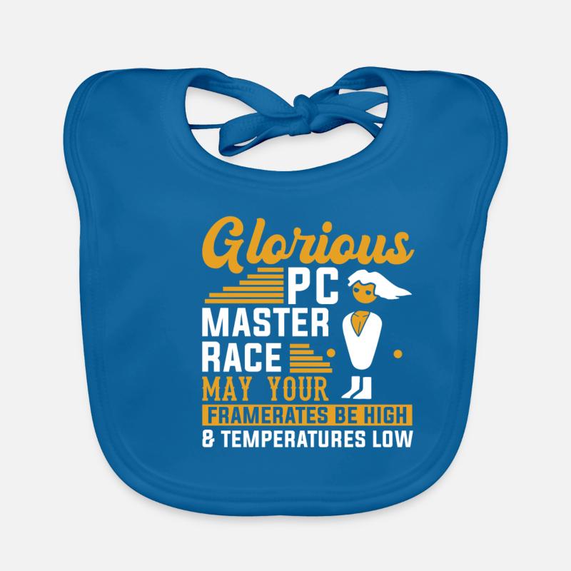 PC Master Race CPU Framerate Computer Gaming Baby Bio-Lätzchen
