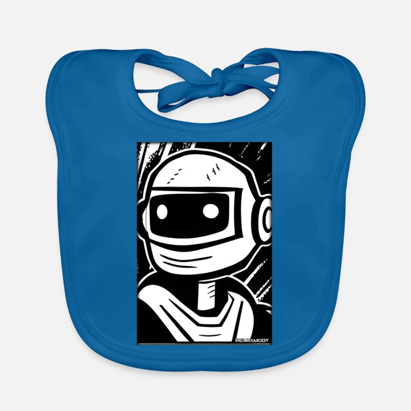 Robot Comic Future Cyborg Machine Technology Bavoir bio Bébé