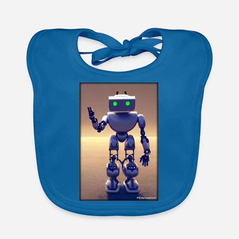 Roboter Zukunft Technik Wissenschaft Android Baby Bio-Lätzchen