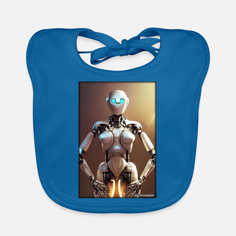 Robot Future Science Machine de science-fiction Bavoir bio Bébé