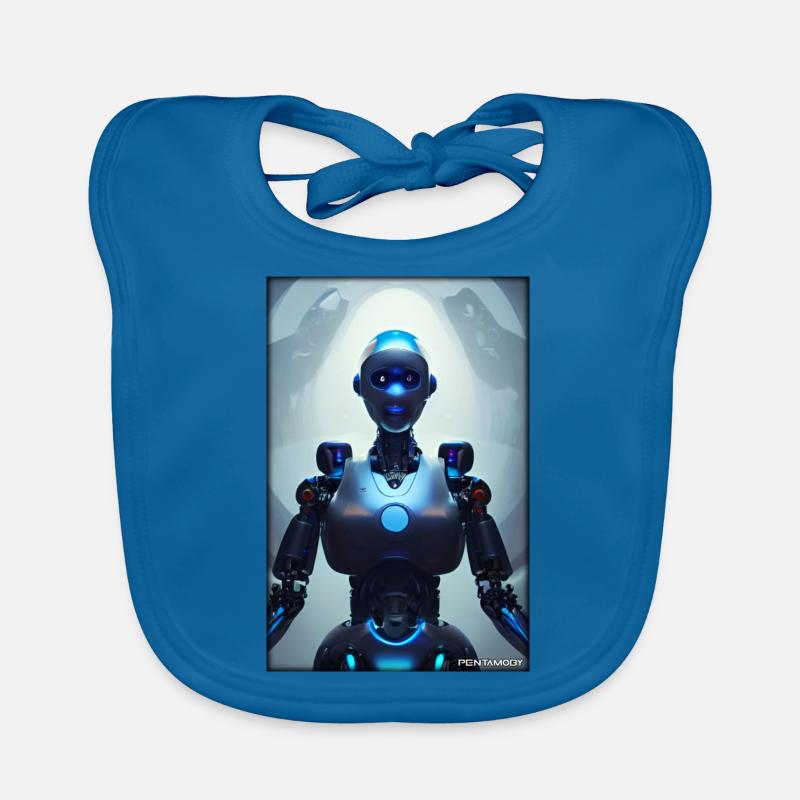 Robot Future Science Machine de science-fiction Bavoir bio Bébé