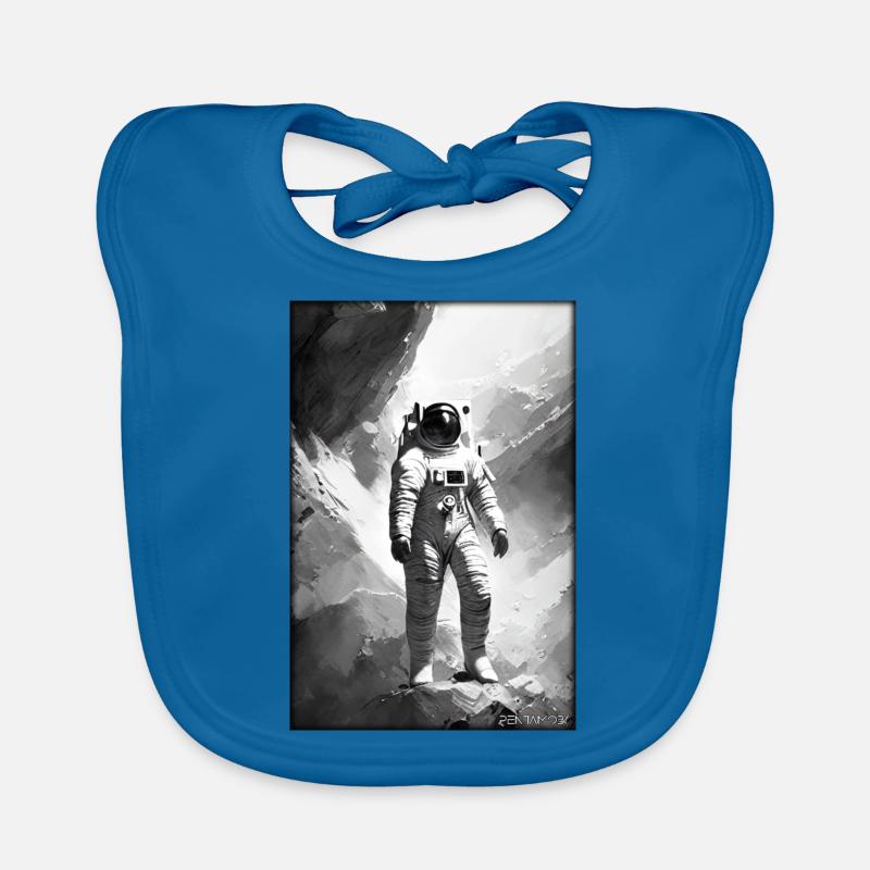 Astronaut Future Sci-Fi Technology Organic Baby Bibs