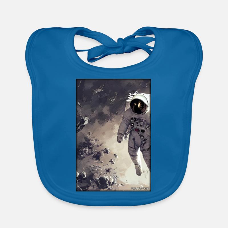 Astronaut Zukunft Sci-Fi Technik Baby Bio-Lätzchen
