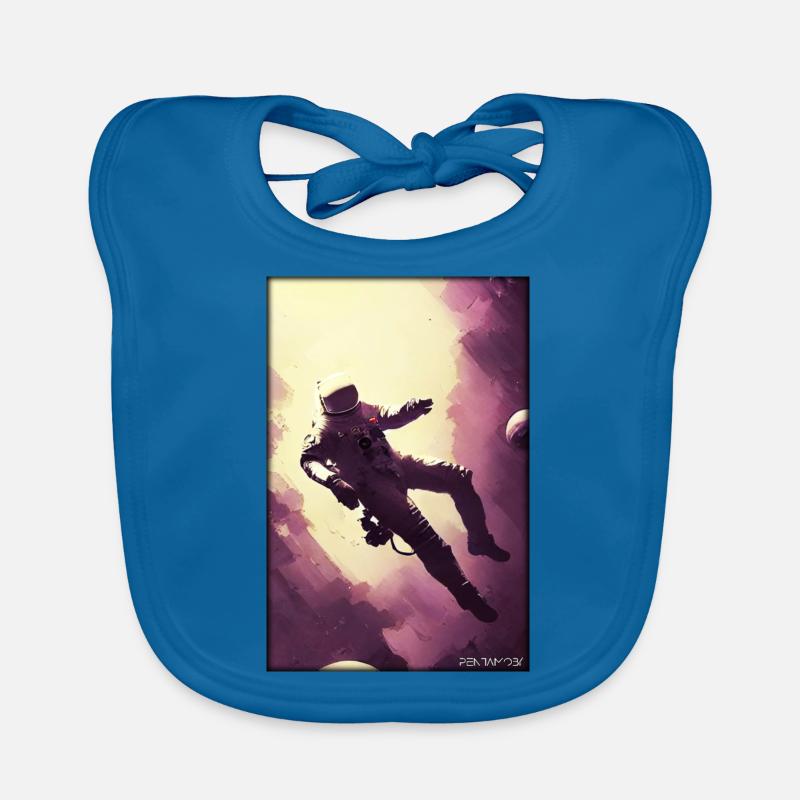 Astronaut Future Sci-Fi Technology Organic Baby Bibs